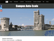 Tablet Screenshot of campus-autoecole.fr